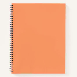 Peach Fruit Spiral Notizblock