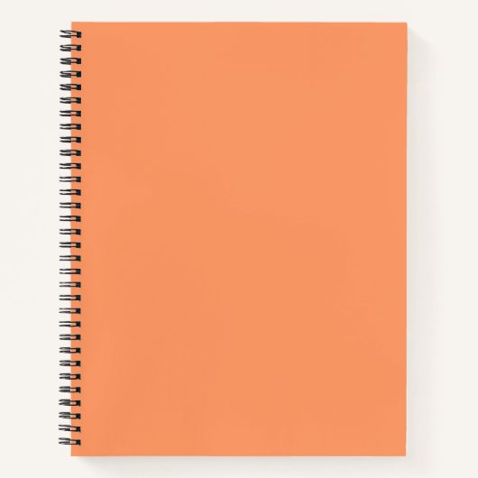 Peach Fruit Spiral Notizblock (Vorderseite)