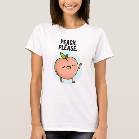 Peach Funny Fruit Pub T-Shirt (Vorderseite)