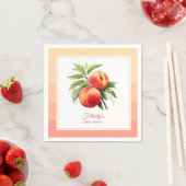 Peach Fuzz Baby Dusche Serviette (Beispiel)