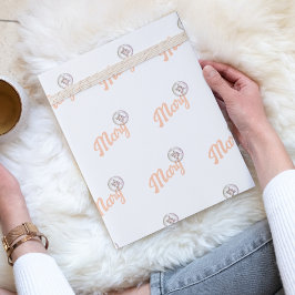 Peach Fuzz Bliss: Bestes Mama-Papier für je Geschenkpapier