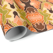 Peach Fuzz Boho Shabby Chic Geometrie Abstrakte Ku Geschenkpapier (Rolleneckpunkt)