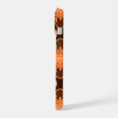 Peach Fuzz Boho Shabby Chic Geometrie Abstrakte Ku iPhone 15 Hülle (Linke Seite)