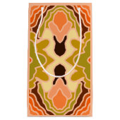 Peach Fuzz Boho Shabby Chic Geometrie Abstrakte Ku Kleine Geschenktüte (Vorderseite)