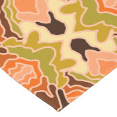 Peach Fuzz Boho Shabby Chic Geometrie Abstrakte Ku Kurzer Tischläufer (Ecke)