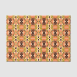 Peach Fuzz Boho Shabby Chic Geometrie Abstrakte Ku Seidenpapier