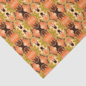Peach Fuzz Boho Shabby Chic Geometrie Abstrakte Ku Seidenpapier (Ausschnitt)