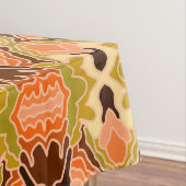 Peach Fuzz Boho Shabby Chic Geometrie Abstrakte Ku Tischdecke (Beispiel)