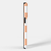 Peach Fuzz Checkered Gingham Pattern Case-Mate iPhone Hülle (Rückseite / Rechts)