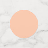 Peach Fuzz Checkered Gingham Pattern Konfetti (Klein Vorderseite)