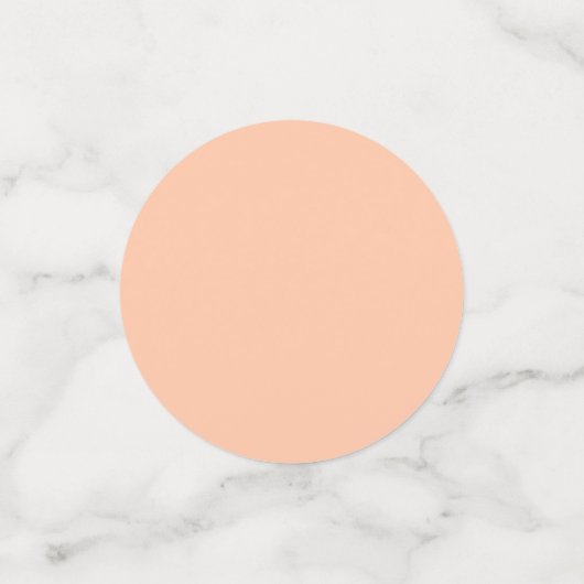 Peach Fuzz Checkered Gingham Pattern Konfetti (Klein Vorderseite)
