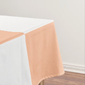 Peach Fuzz Checkered Gingham Pattern Tischdecke (Beispiel)