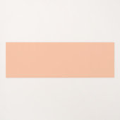 Peach Fuzz Checkered Gingham Pattern Yogamatte (Rückseite (Horizontal))