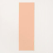 Peach Fuzz Checkered Gingham Pattern Yogamatte (Rückseite)