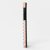 Peach Fuzz Cherry Gingham Pattern Case-Mate iPhone Hülle (Hinten/Links)