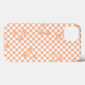 Peach Fuzz Cherry Gingham Pattern Case-Mate iPhone Hülle (Rückseite (Horizontal))