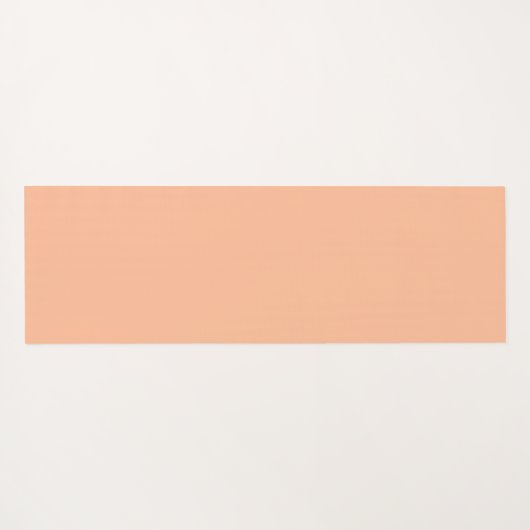 Peach Fuzz Cherry Gingham Pattern Yogamatte (Rückseite (Horizontal))