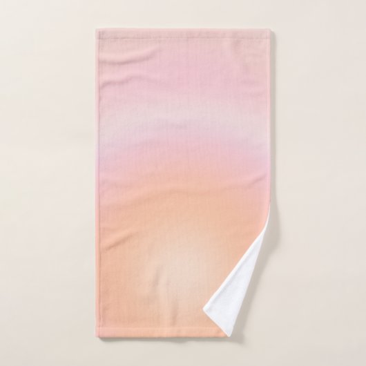Peach Fuzz Gradient Badhandtuch Set (Handtuch)