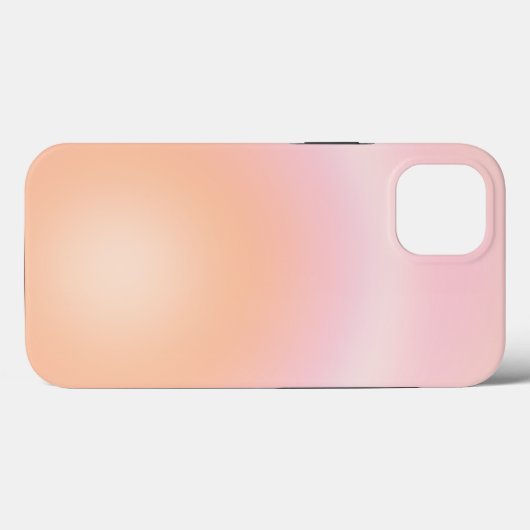 Peach Fuzz Gradient Case-Mate iPhone Hülle (Rückseite (Horizontal))