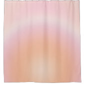 Peach Fuzz Gradient Duschvorhang (Vorderseite)