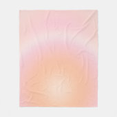 Peach Fuzz Gradient Fleecedecke (Vorderseite)