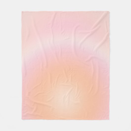 Peach Fuzz Gradient Fleecedecke (Vorderseite)