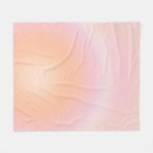 Peach Fuzz Gradient Fleecedecke (Vorderseite (Horizontal))