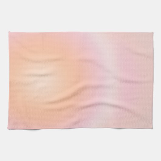 Peach Fuzz Gradient Geschirrtuch (Horizontal)