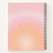 Peach Fuzz Gradient Notizblock (Rückseite)