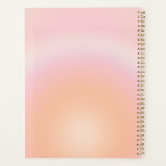 Peach Fuzz Gradient Planer (Rückseite)