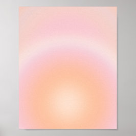 Peach Fuzz Gradient Poster