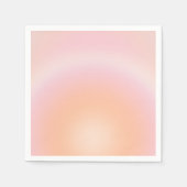 Peach Fuzz Gradient Serviette (Vorderseite)