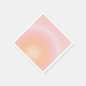 Peach Fuzz Gradient Serviette (Ecke)