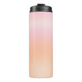 Peach Fuzz Gradient Thermosbecher (Vorderseite)