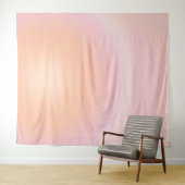 Peach Fuzz Gradient Wandteppich (Beispiel (Horizontal))