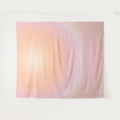 Peach Fuzz Gradient Wandteppich (Vorderseite (Horizontal))