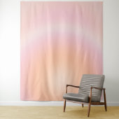 Peach Fuzz Gradient Wandteppich (Beispiel)