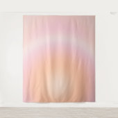 Peach Fuzz Gradient Wandteppich (Vorderseite)