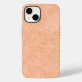 Peach Fuzz Imitats Leather Case-Mate iPhone Hülle (Rückseite)