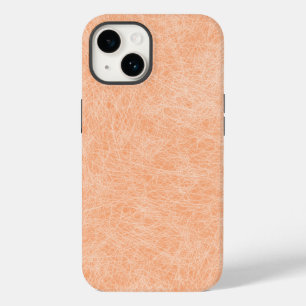 Peach Fuzz Imitats Leather Case-Mate iPhone 14 Hülle