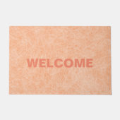 Peach Fuzz Imitats Leather Fußmatte (Vorderseite)