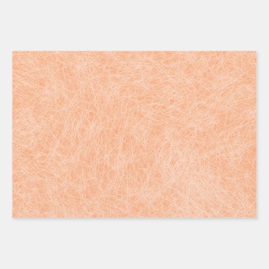 Peach Fuzz Imitats Leather Geschenkpapier Set (Vorderseite 2)