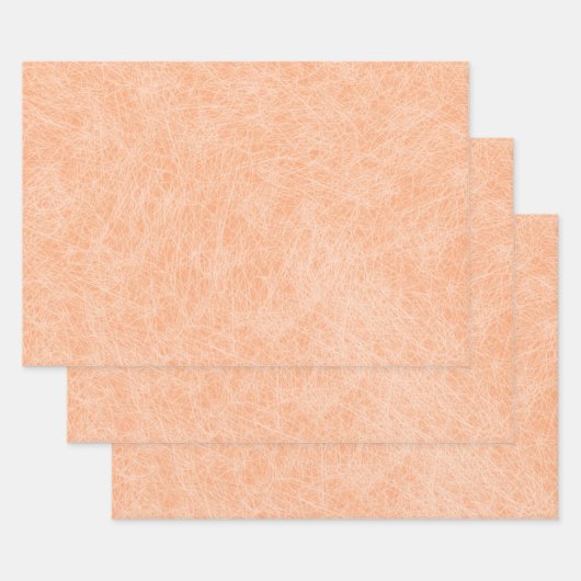 Peach Fuzz Imitats Leather Geschenkpapier Set (Set)