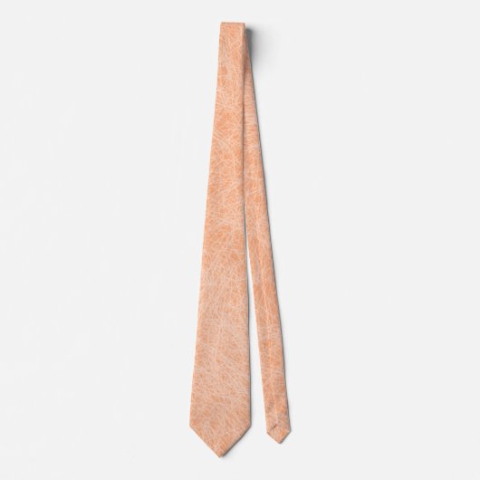 Peach Fuzz Imitats Leather Krawatte (Vorderseite)