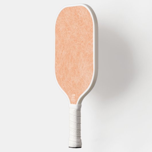 Peach Fuzz Imitats Leather Pickleball Schläger (Links)