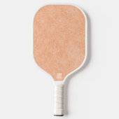 Peach Fuzz Imitats Leather Pickleball Schläger (Rückseite)