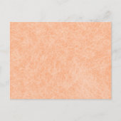 Peach Fuzz Imitats Leather Postkarte (Vorderseite)