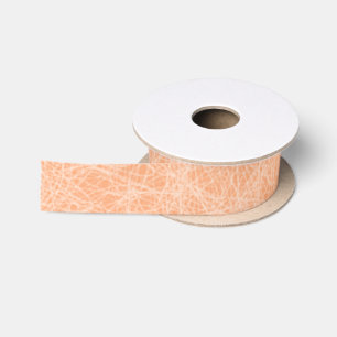 Peach Fuzz Imitats Leather Satinband