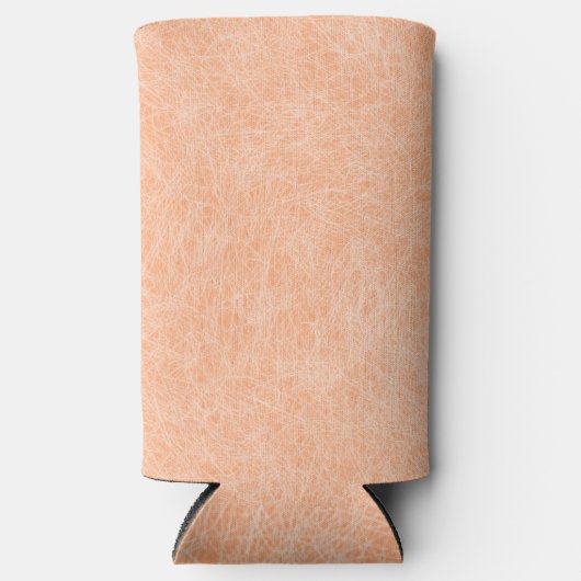 Peach Fuzz Imitats Leather Selters Dosenkühler (Vorderseite)