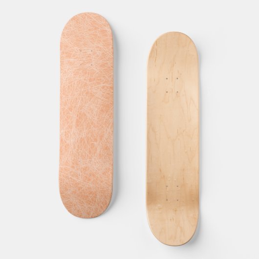 Peach Fuzz Imitats Leather Skateboard (Vorderseite)